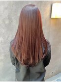 ロングローレイヤー×ラセットブラウン