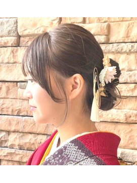 エノモト(ENOMOTO) 二十歳の集いヘアアレンジ振袖お着付