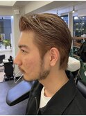 横浜西口スパイキーショートツーブロック刈り上げフェード30代