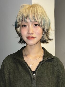 ドロップ(drop) ボブレイヤー　デザインカラー　ダブルカラー　【表参道　青山】