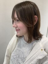 アッシュ 仙川店(Ash)&nbsp;切りっぱなしショートボブおくれ毛縮毛矯正10代20代30代40代