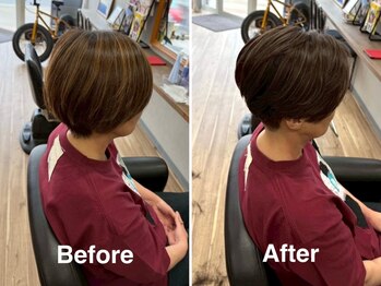 プライ(Pri)の写真/顔回りと首元の美しいシルエットを作り、若々しい印象に仕上げます【観音寺/三豊/豊浜/ショート/ボブ】