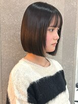 ロンド 表参道店(Lond)&nbsp;韓国ボブ×黒髪はNOT幼さ。最上級の透明感&品と色気