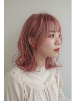 ラナ 新宿(lana)&nbsp;ミディアム/ピンク/ハイトーン/ブリーチ/【lana hair新宿】