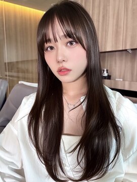 ミンクス 青山店(MINX) 【MINX】顔周り似合わせカット+デザインカラーベージュ_表参道