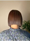 切りっぱなしボブ　off haruki