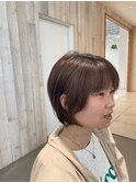 東静岡ショートボブくびれショートイルミナカラー顔周りレイヤー