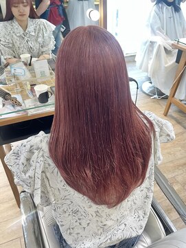 テトラ バイ ネオリーブ 横浜西口店(tetra by neolive) ハイトーン　ピンクベージュ　ケアブリーチ　ロング　横浜★