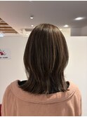 ハイライトカラー,グレージュ,ベージュ,ウルフレイヤー【草加】