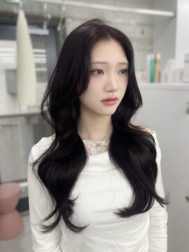 エヌアイ オモテサンドウ(ni omotesando) 韓国ヘア/ピンクラベンダー/レイヤーカット 上野