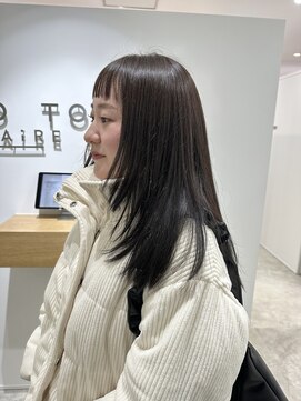 ゴートゥデイ 札幌Nix店(GO TODAY) オン眉バング顔まわりレイヤー