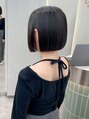 ロンド ブランシュ 錦糸町北口(Lond blanche)&nbsp;ぱつっとラインで垢抜ける◎首元すっきり大人可愛いボブ