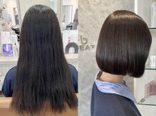 ビート(BEAT)の雰囲気（【Before→After】癖毛,広がりのお悩みをまとまりボブで解決*）