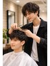 【のえる限定】スタイリングが楽◎カット＋デザインパーマ＋眉カット￥7700