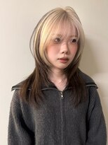 イェン(Yen.)&nbsp;デザインカラーフェイスフレーミングハイトーンカラー