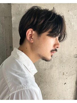 クオル キャスト 熊本(QOL×cast) センターパートニュアンスパーマ