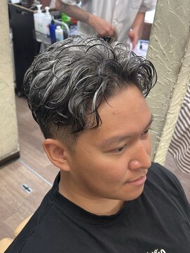 メンズヘア ササキ(sasaki) ホワイトメッシュ