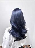 【Lilly新宿】#ブルー #ネイビー #ホワイトブリーチ