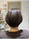 丸みショート　40代　50代　60代