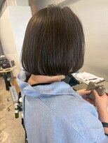 フィルム(FiLMs) 透明感グレージュ/ショートボブ/カール
