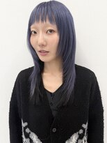 ココ 本八幡(KOKO)&nbsp;#ミルクティーブロンド#ダークブルー#ニュアンスウルフ