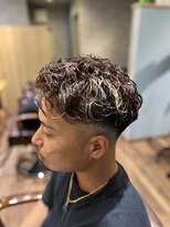 アンドブルー(and BLUE)&nbsp;伊勢崎ラルフパーマ×ハイライトフェード