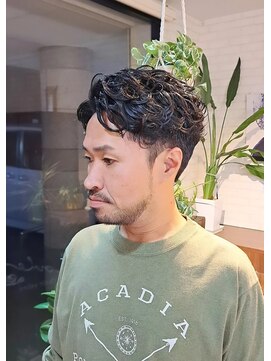 ヘアーサロン カヴィエ(hair salon covie) ラルフカール　メンズパーマ　大人のパーマスタイル