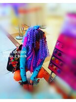 クレイジービッチ(CLAY G BITCH)&nbsp;【￥ASK】仙台 ブレイズ BRAIDS shortBRAIDS ツイストスパイラル