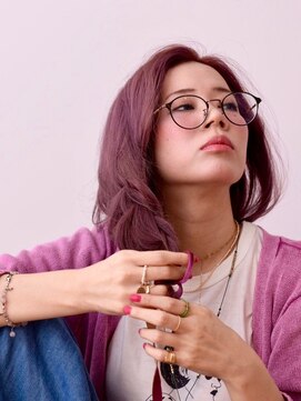 グレープバイン 辻堂(GRAPEVINES) ピンクバイオレット／ロング