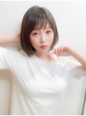 大人可愛いショートボブ　小顔　ひし形　U-REALM otto　川田