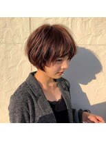 ポレン ドレッサーズ(Pollen Dressers)&nbsp;30代似合わせカットで 秋冬◯チョコレートボブ