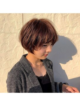 ポレン ドレッサーズ(Pollen Dressers) 30代似合わせカットで 秋冬◯チョコレートボブ