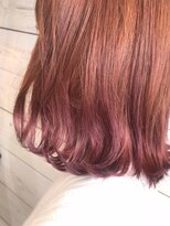 ベルクープス 天王寺店(Belle Coupes)&nbsp;【ベルクープス天王寺】垣谷千佳　ピンク　グラデーション　ボブ