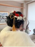 【成人式】華やかヘアセット