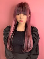 プルシールエクステ　ビンク　フェイスフレイミング