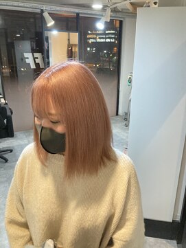 ラフ 難波店(LAFF) #黒髪#ボブルフ#ネビージュ#小顔#ワンレン