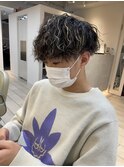 横浜★波巻きハイライトメンズスタイル