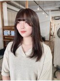 前髪/レイヤーロング/オータムブラウン[流山おおたかの森駅]