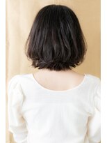 モッズヘア 越谷西口店(mod's hair) □黒髪ダークアッシュ癖毛カット大人ボブ306越谷20代30代40代