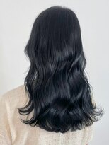 アイティー バイ アルバム 中野店(IT by ALBUM) ブルーブラック_グレーベージュレイヤーロング_ba465091