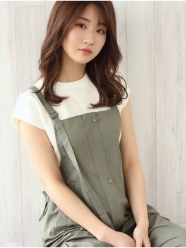 エルブロッサム 北上尾店(L-Blossom) 大人美人艶カラーベージュ小顔カット透明感レイヤーロング