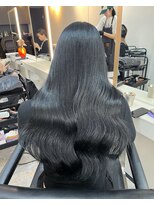 ブレンド 渋谷(BLend)&nbsp;縮毛矯正.レイヤーカット.ブルーブラック.髪質改善. ヘアカラー