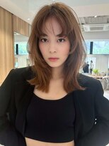 イメチェン前髪小顔こなれミディ_銀座