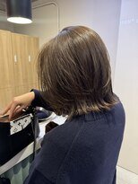 ローレンジウ(LOREN JU)&nbsp;透明感髪質改善ベージュダブルカラーミルクティーグレージュ