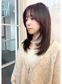 レイヤー　メルティカラー　似合わせカット
