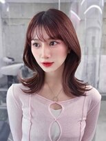 フィヴェント(Fivent)&nbsp;メルティカラー似合わせカットフェミニンロング韓国レイヤー