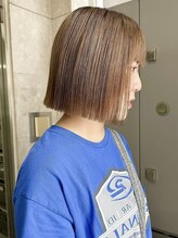 エミス バイ メルト 吉祥寺(emis by melt) 【大平】切りっぱなしボブベージュ吉祥寺20代30代40代