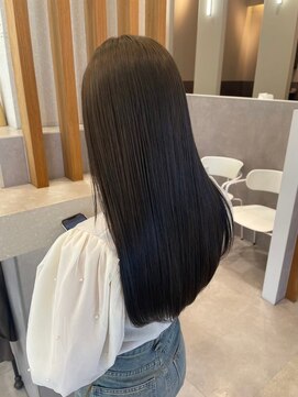 ポジ(poji) 髪質改善カラー　艶カラー　ブラウンカラー　ミディアム