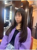 イメチェン/ホワイトブロンド/外ハネボブ/ワイドバング/宜野湾