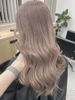 ペレ 渋谷(PELE)&nbsp;イメチェン/ホワイトブロンド/外ハネボブ/ワイドバング/渋谷